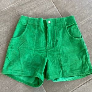 NWOT Teddy Fresh corduroy shorts size small